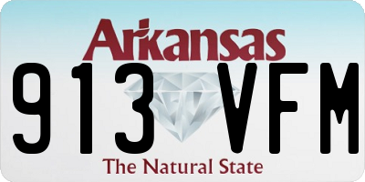 AR license plate 913VFM