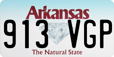 AR license plate 913VGP