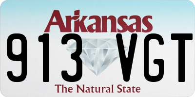 AR license plate 913VGT