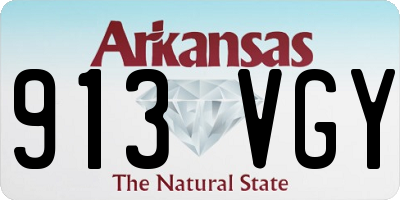 AR license plate 913VGY