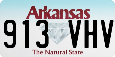 AR license plate 913VHV
