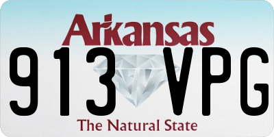 AR license plate 913VPG