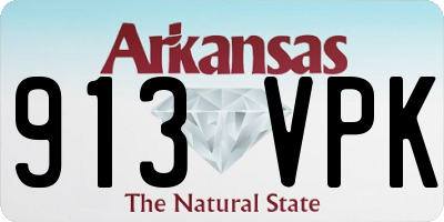 AR license plate 913VPK
