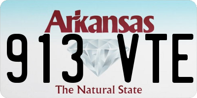 AR license plate 913VTE