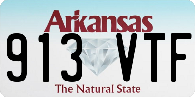 AR license plate 913VTF