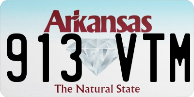 AR license plate 913VTM