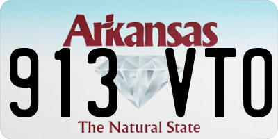 AR license plate 913VTO