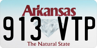 AR license plate 913VTP