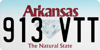AR license plate 913VTT