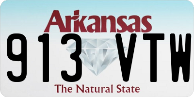 AR license plate 913VTW