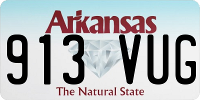 AR license plate 913VUG