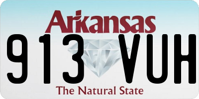 AR license plate 913VUH