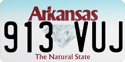 AR license plate 913VUJ