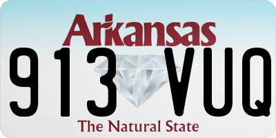 AR license plate 913VUQ