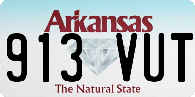 AR license plate 913VUT