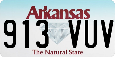 AR license plate 913VUV