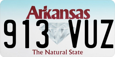AR license plate 913VUZ