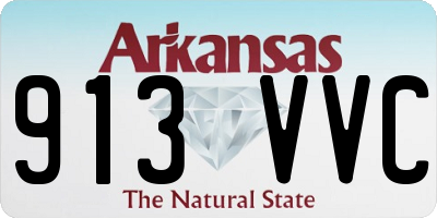 AR license plate 913VVC