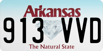 AR license plate 913VVD
