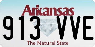 AR license plate 913VVE