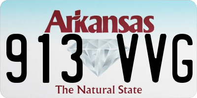 AR license plate 913VVG