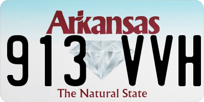 AR license plate 913VVH