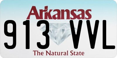 AR license plate 913VVL