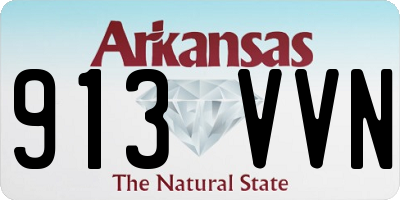 AR license plate 913VVN