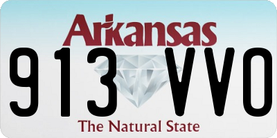 AR license plate 913VVO