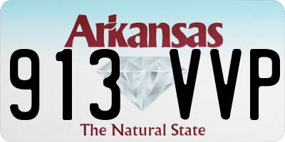 AR license plate 913VVP