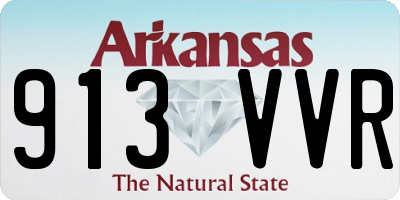 AR license plate 913VVR