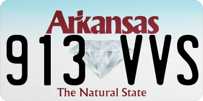 AR license plate 913VVS