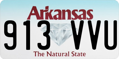 AR license plate 913VVU