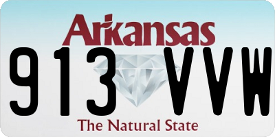 AR license plate 913VVW