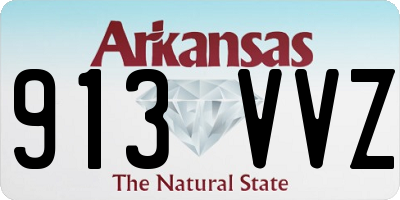 AR license plate 913VVZ