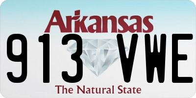 AR license plate 913VWE