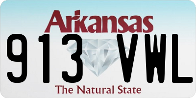 AR license plate 913VWL