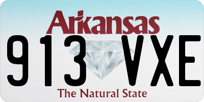 AR license plate 913VXE