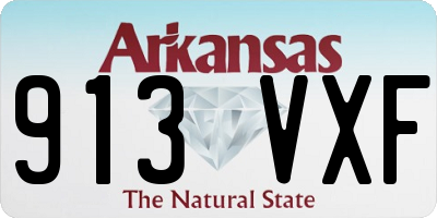 AR license plate 913VXF