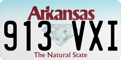 AR license plate 913VXI
