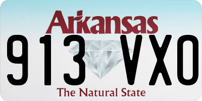 AR license plate 913VXO