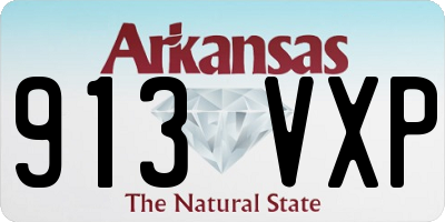 AR license plate 913VXP