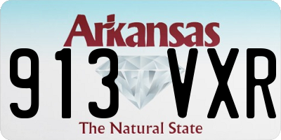 AR license plate 913VXR