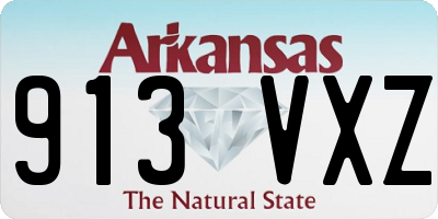 AR license plate 913VXZ