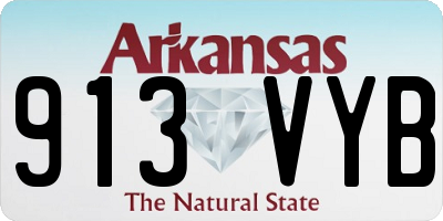 AR license plate 913VYB