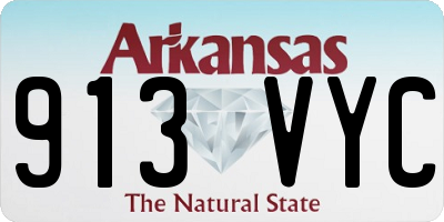 AR license plate 913VYC