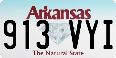 AR license plate 913VYI