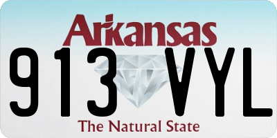AR license plate 913VYL