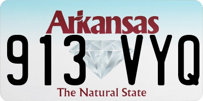AR license plate 913VYQ