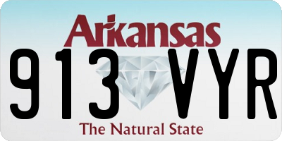 AR license plate 913VYR